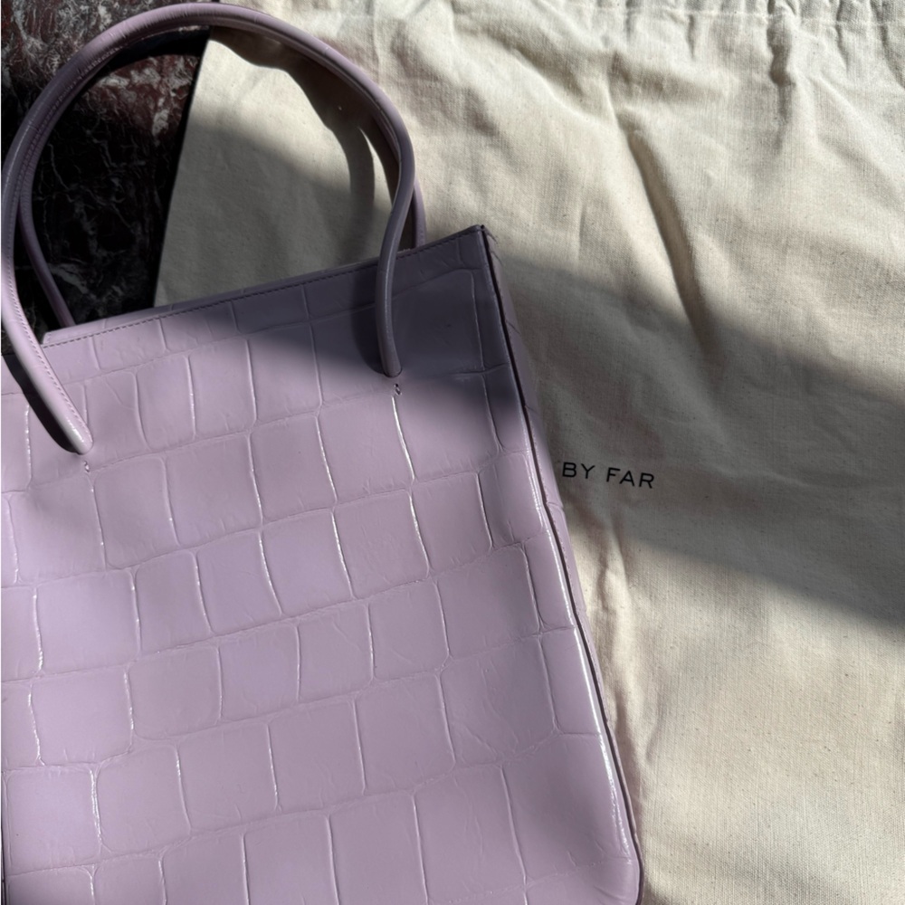 By far purple geniune leather bag